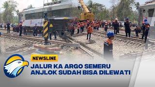 Trending Topic - Jalur Rel KA Argo Semeru Anjlok Sudah Bisa Dilewati
