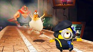 Couturier Stuart vs El Macho and Chickens  Minion rush boss battle