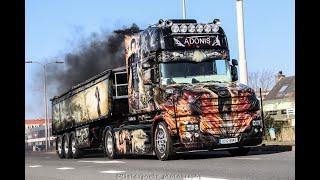 POWERFUL & LOUD SCANIA 164 580 V8 TORPEDO  PKM LOGISTIQUE FR