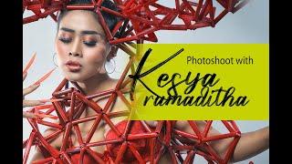 Take shoot with Keisya Ramadita