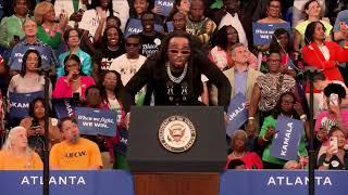 Vice President Harris delivers remarks at a campaign event