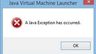 Minecraft Server.exe Error Java Exception Error Has Occurred