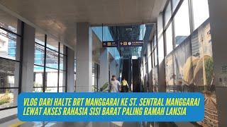 REVIEW Cara Paling Ramah Lansia di Sisi Barat Stasiun Manggarai Lewat Akses Stasiun KA Bandara