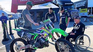 Mitch Paytons Thoughts on the 1999 KX250 Splitfire Build at Anaheim Supercross