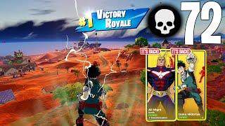 72 Elimination Solo Vs Squads Build  Zero Build Gameplay Wins NEW Fortnite Chapter 5 Season 3