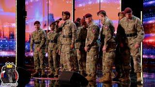 82nd Airborne Chorus Full Performance & Judges Comments  Americas Got Talent 2023 Auditions Week 6