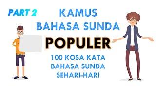 Belajar 100 Kosa Kata Bahasa Sunda Sehari-hari -  Kamus bahasa Sunda