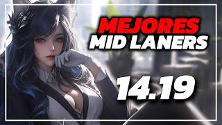 Los 5 MEJORES PICKS de MID del PARCHE 14.19 para subir  League of Legends