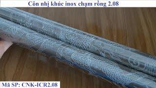 Côn nhị khúc inox chạm rồng 2.08  Nunchaku the dragon 2.08