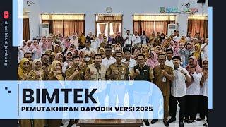 Bimbingan Teknis Pemutakhiran Dapodik versi 2025 Semester 1 Satu Tahun Pelajaran 20242025