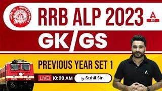 RRB ALP 2023  RRB ALP GKGS by Sahil Madaan  Previous Year Questions  Set 1