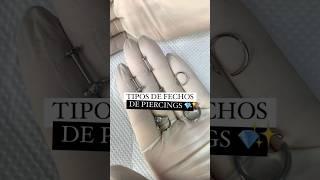 Tipos de fechos de piercings  #bodypiercing #piercing