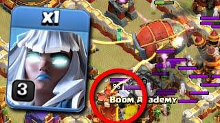 E-Titan DEFENSE TRAP Destroys Super Archer BLIMP in Hard Mode Clash of Clans