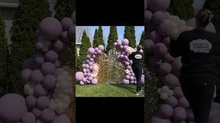 Easy Balloon Garland Decoration Setup #shorts