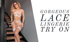 Gorgeous Honey Birdette Lace Lingerie Try On