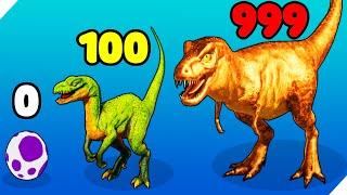 ЭВОЛЮЦИЯ ДИНОЗАВРОВ Dino Run гонки с динозаврами
