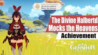 The Divine Halberd Mocks the Heavens Achievement Genshin Impact Halberd ศักดิ์สิทธิ์เย้ยหยันสวรรค์