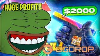 I SHOWED EASY WAY TO GET HUGE PROFIT GGDrop Promo Code 2023 GGDrop Case Opening