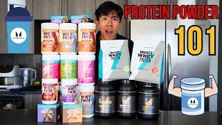 How to Pick the BEST Protein Powder  Comparing all Protein Powders from MyProtein
