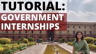 How to apply for Government Internships Step-by-step process  Ayushi Chand