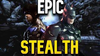 The Batman and Nightwing team up for epic fast-paced stealth Batman Arkham Knight predator gameplay