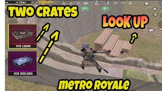 Two Crates Challenge - LOOK UP  - METRO ROYALE CHAPTER 10