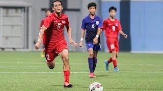 AFC Under 16 Championship India 2016 Group H Qualifiers Singapore vs Cambodia