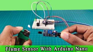 How does work ARDUINO FLAME SENSOR  ARDUINO FLAME SENSOR Tutorial - Code and circuit diagram