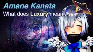 Hololive Amane Kanata cant grasp the concept of luxury