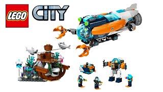 LEGO City Forscher-U-Boot 60379 - Speed build