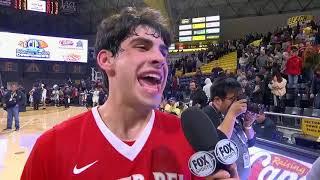 Fox Sports West Post Game Interview with Spencer Freedman and Coach Gary Mcknight