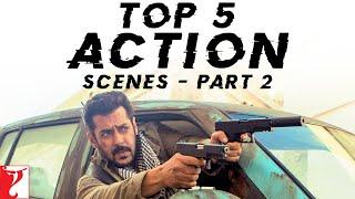 Top 5 Action Scenes  Part 2  Chase Sequences  Hrithik Tiger Salman Katrina Aamir Abhishek