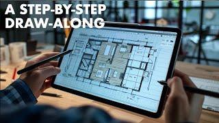 How to Draw Floor Plans in Procreate For Beginners