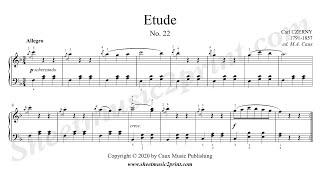 Czerny  Etude in F Major Op. 777 No. 22