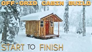 A Cabin Anyone Could Build  Start To Furnished  Alaska Off-Grid