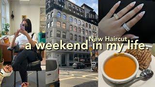 Weekend In My Life  New Haircut + Filming Content + Girls Night