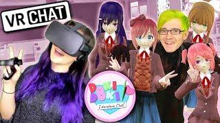 Doki Doki Literature Club in VR  VRChat Funny Moments w Bijuu Mike