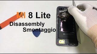 Xiaomi Mi 8 Lite disassembly screen battery smontaggio Batteria veto lcd #xiaomimi8lite