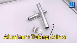 Alloy Aluminum Tubing Joints Anodized Silver Die Casting For Connecting