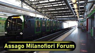 Metro Station Assago Milanofiori Forum - Milan  - Walkthrough 