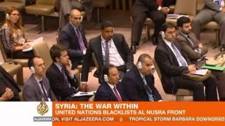 United Nations blacklists Syrias al Nusra Front