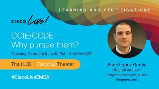 Why pursue a CCIE or CCDE?