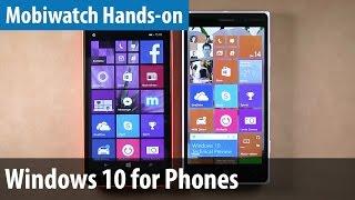 Windows 10 for Phones TP im Mobiwatch-Hands-on  deutsch  german