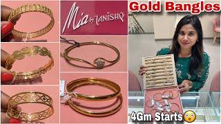 22Kt Gold Bangles 4Gm StartsMia By Tanishq Gold Diamond Bangles Tanishq Gold Bangles Design Price