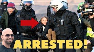 Greta Thunberg arrested at German coal mine protest