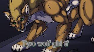 Two wolf girl tf cómic  By BlackRat