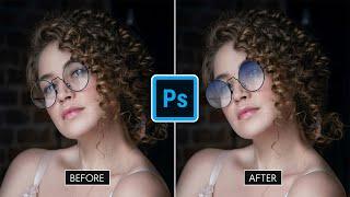 Photoshop Tutorial - Turn Normal Glass into a Sunglass #shorts