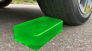 Experiment Car vs Jelly vs Slime  Crushing Crunchy & Soft Things by Car  Test S