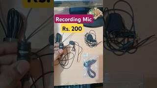 Best Recording Mic 2024  Recording Mic at Rs 200  Boya recording Mic Setting #recording #mic #tech