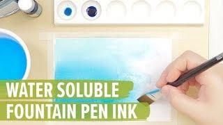 Water Soluble Fountain Pen Inks